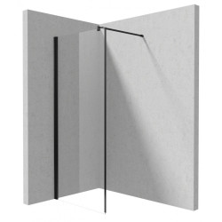 Elegancka Ścianka Prysznicowa Kerria Plus 90 Nero – Stylowa Czarna Nowoczesność