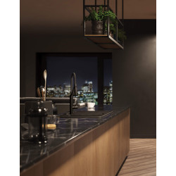 Granitowy Zlewozmywak Nero 1-komorowy z Ociekaczem - Elegancja i Funkcjonalność dla Twojej Kuchni