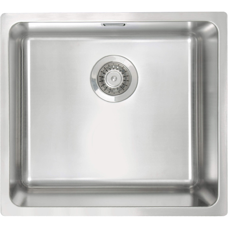 Elegancki Zlewozmywak 1-komorowy ze Stali 304 - Wpuszczany lub Podblatowy, Odwracalny, Zestaw w Komplecie