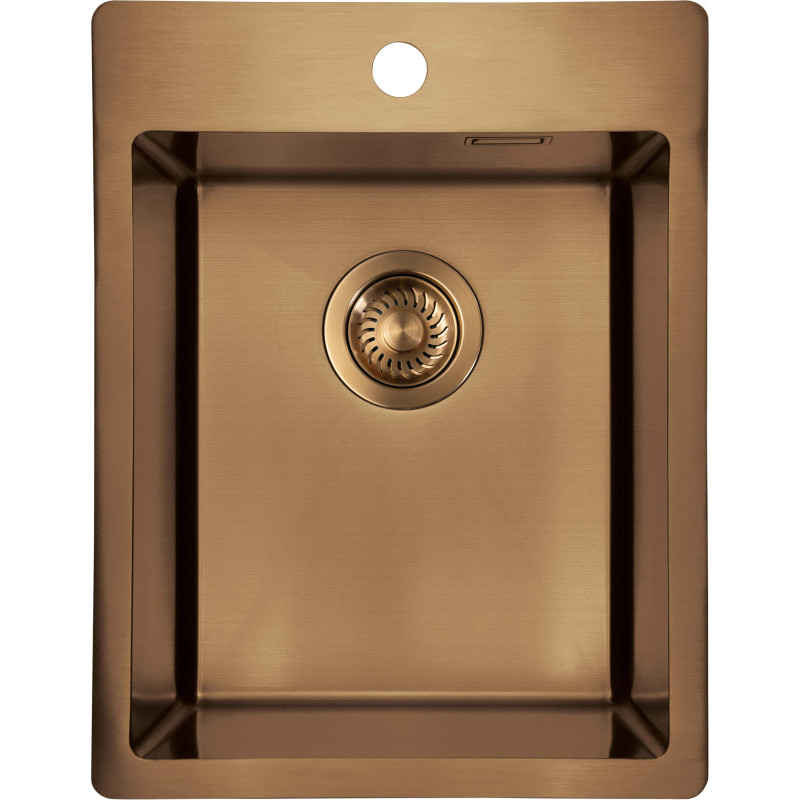 Nowoczesny Zlewozmywak Brushed Brown 1-komorowy, Stal 304, Wszechstronny Montaż