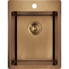 Nowoczesny Zlewozmywak Brushed Brown 1-komorowy, Stal 304, Wszechstronny Montaż