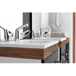 Chaber - Stylowa bateria umywalkowa z boczną dźwignią dla wymagających