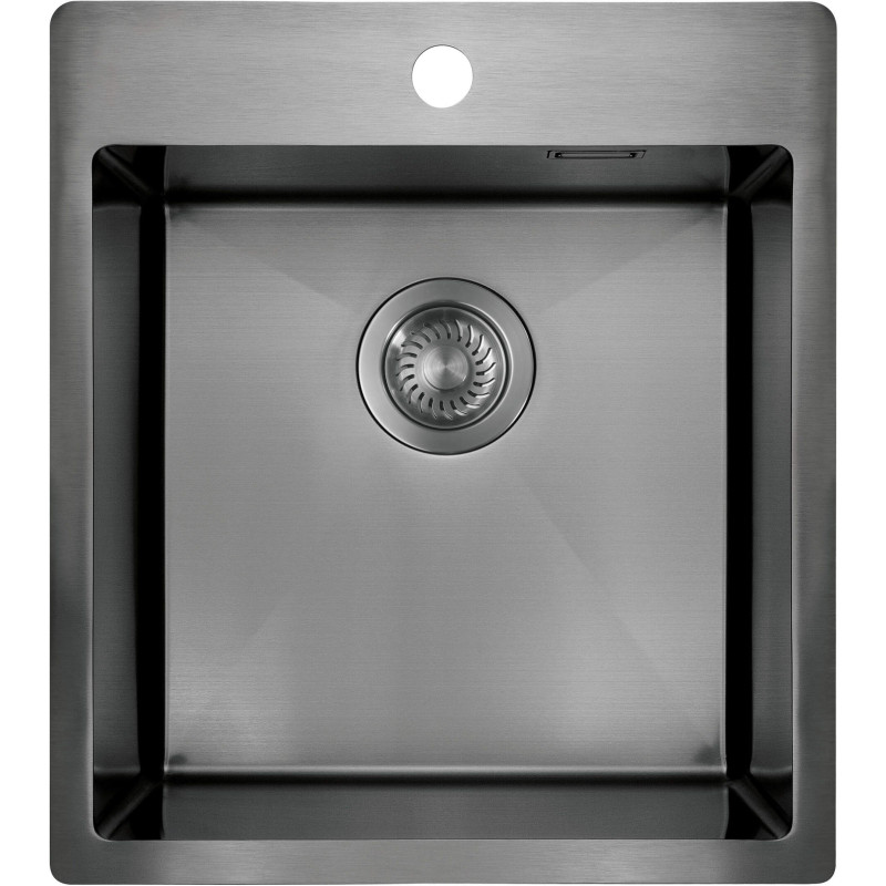 Elegancki Zlewozmywak Tytanowy 1-komorowy z Inoxu - 3 w 1 Montaż!