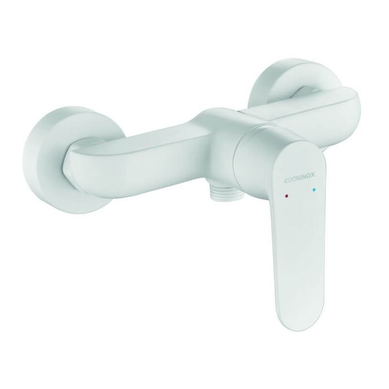 Stylowa Bateria Ścienna DIMA Biała Matowa – Jakość Europejska, Bez Zestawu Natryskowego