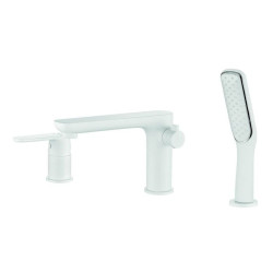 Elegancka Biała Bateria Wannowa DIMA - Zachwyć Nowoczesnym Designem!