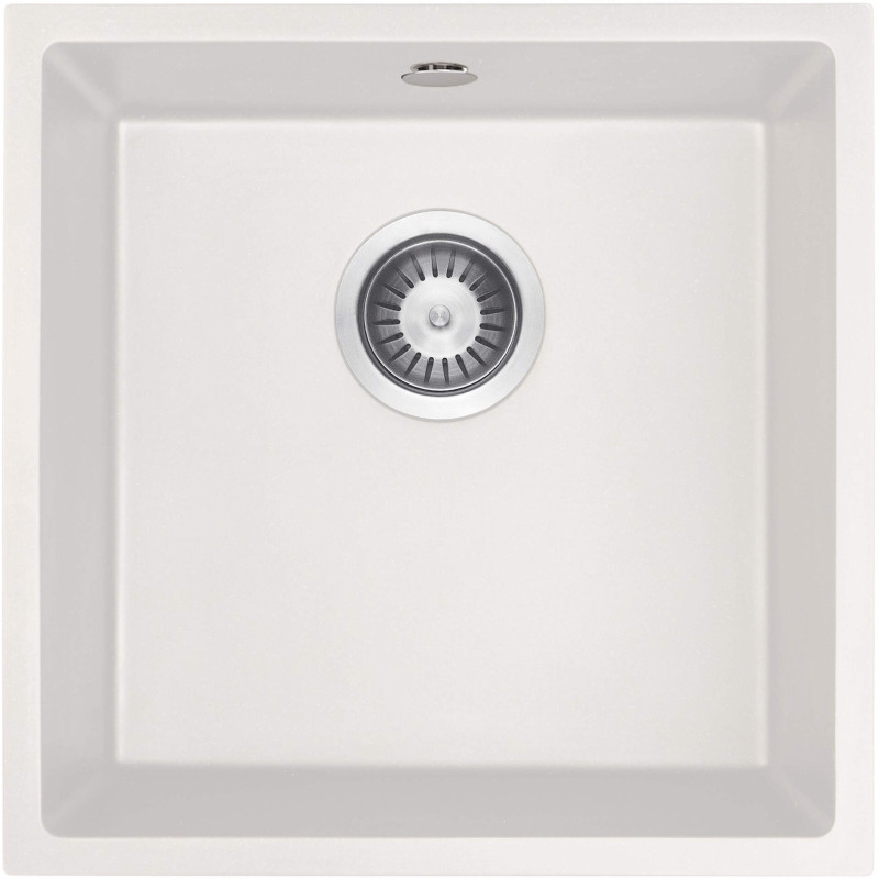 Stylowy Zlewozmywak Granitowy Alabaster 1-komorowy - Elegancja i Funkcjonalność w Twojej Kuchni!