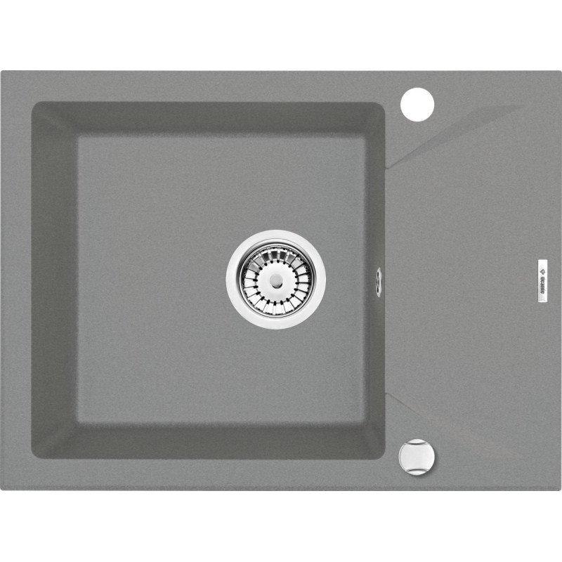 Stylowy Zlewozmywak EVORA Szary Metalik z Kompaktowym Ociekaczem - Funkcjonalność i Design