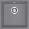Granitowy Zlewozmywak podwieszany 1-komorowy w szarym metaliku - Elegancja i funkcjonalność w jednym!