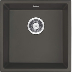 Granitowy Zlewozmywak Podwieszany Antracyt - Elegancja w Twojej Kuchni! 1-komora, Matowy Design