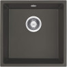 Granitowy Zlewozmywak Podwieszany Antracyt - Elegancja w Twojej Kuchni! 1-komora, Matowy Design