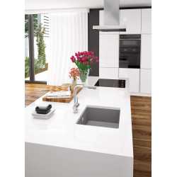 Granitowy Zlewozmywak Podwieszany Antracyt - Elegancja w Twojej Kuchni! 1-komora, Matowy Design