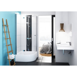 Brodzik Delia Stabilsound 80x80 - Komfort i styl w Twojej łazience!