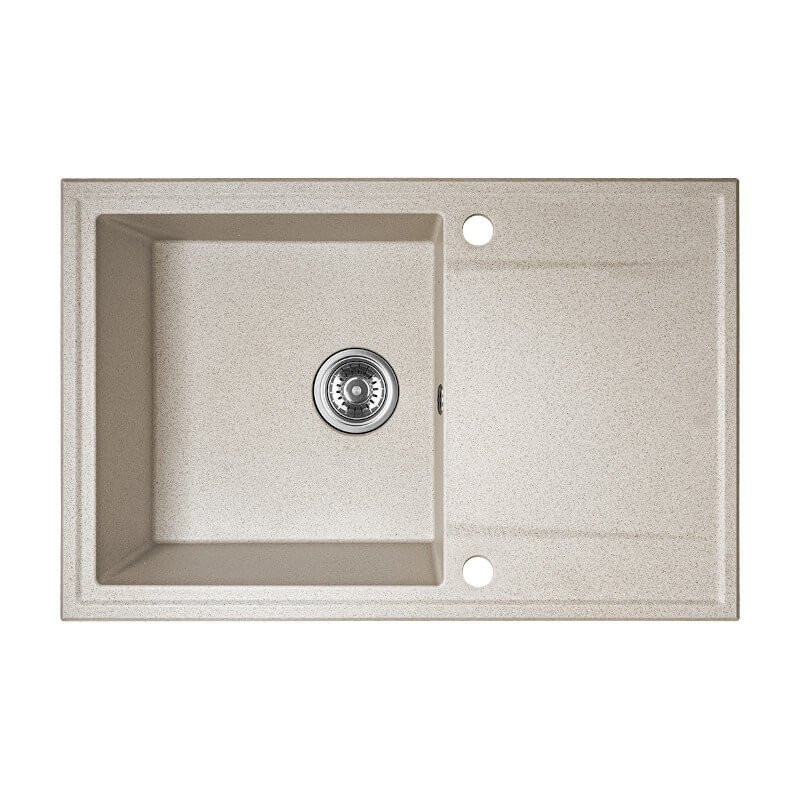 Granitowy Zlewozmywak Hunter Beżowy - Elegancja i Trwałość w Twojej Kuchni!