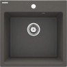 Granitowy Zlewozmywak 1-komorowy Antracytowy Mat - Elegancja i Funkcjonalność w Jednym!