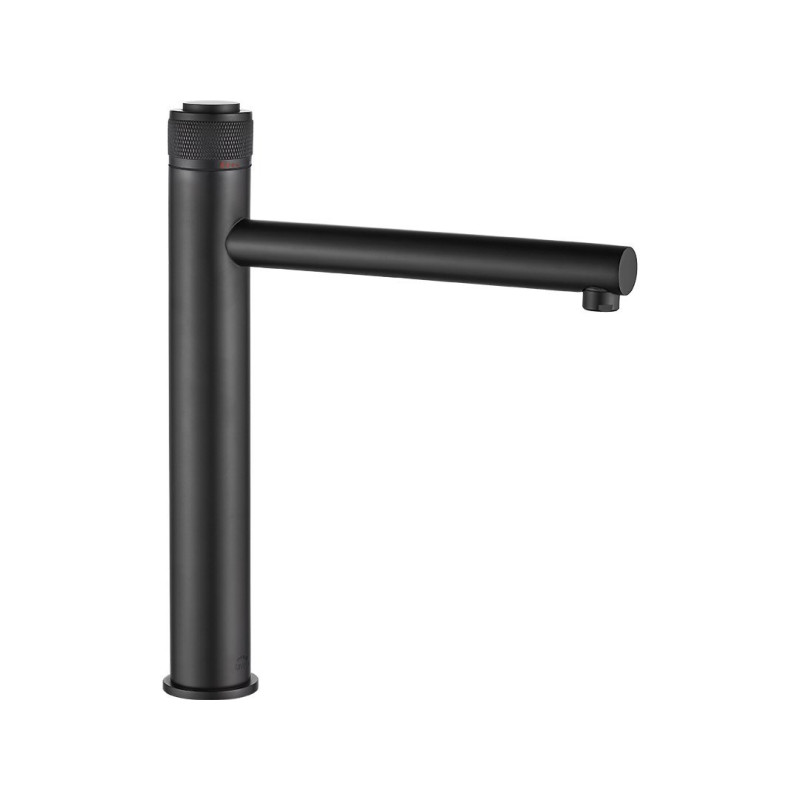 Czarna Elegancja Volumo: Wysoka Bateria Nablatowa z Systemem Łatwego Montażu