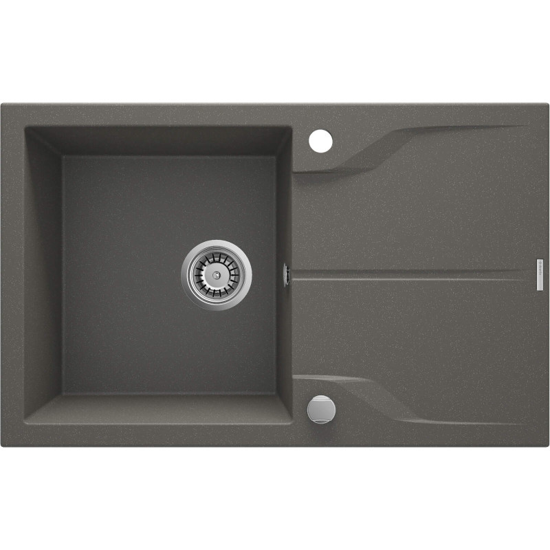 Granitowy Zlewozmywak Antracytowy z Ociekaczem - Elegancja i Funkcjonalność w Jednym!