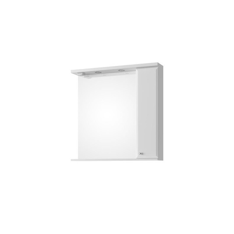 Eleganckie Lustro ARMANDO L80/1 PLUS z Prawym Oświetleniem LED