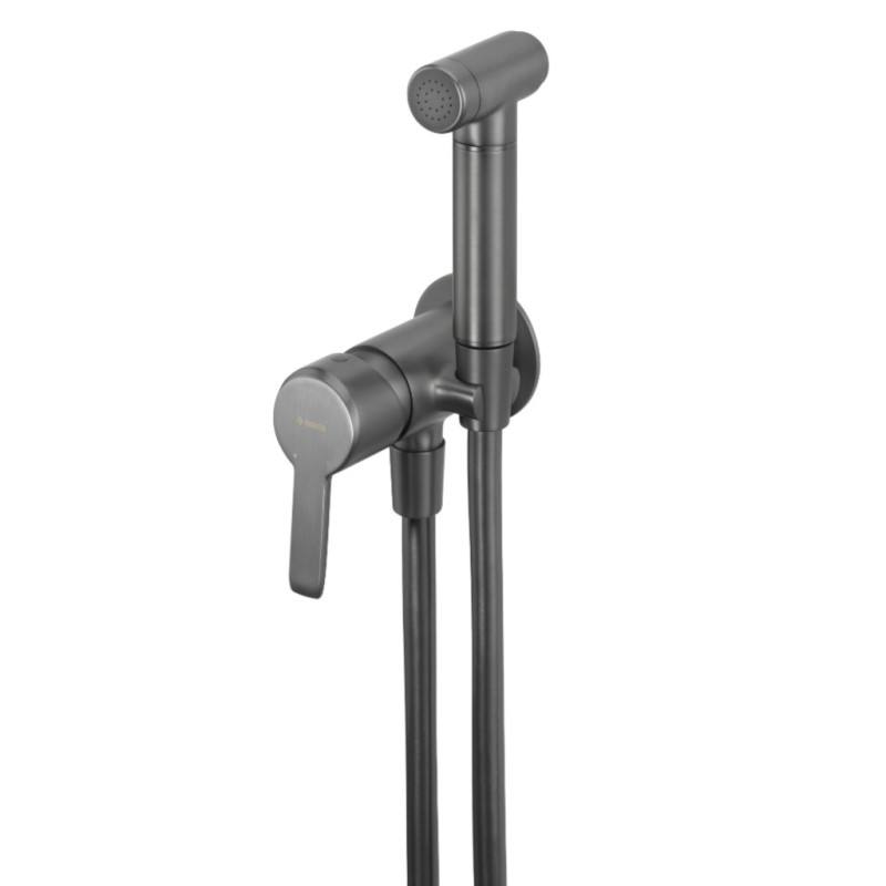 Deante Arnika bateria bidetowa podtynkowa titanium