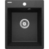 Granitowy Zlew Glamour 1-Komorowy, Grafitowy, Matowy – Elegancja i Funkcjonalność w Jednym!