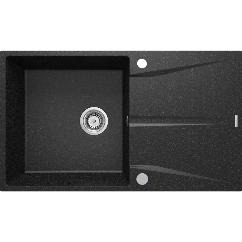 Granitowy Zlewozmywak Grafit 1-komorowy z Ociekaczem - Elegancja i Funkcjonalność w Twojej Kuchni