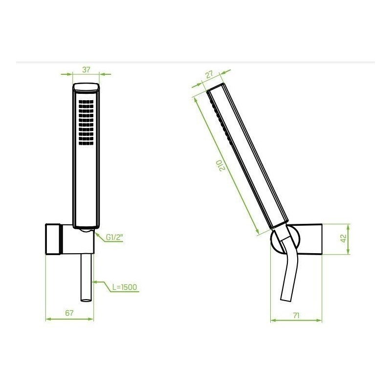 Złota Bateria Wannowa Invena GLAMOUR z Zestawem Natryskowym BW-02-009 - Elegancja i Styl