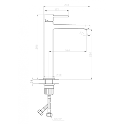Teja Black: Luksusowa umywalka z baterią GLAMOUR Gold – Elegancja w Twojej łazience!