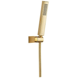 Złota luksusowa bateria Invena GLAMOUR z zestawem natryskowym – Elegancja w Twojej łazience!