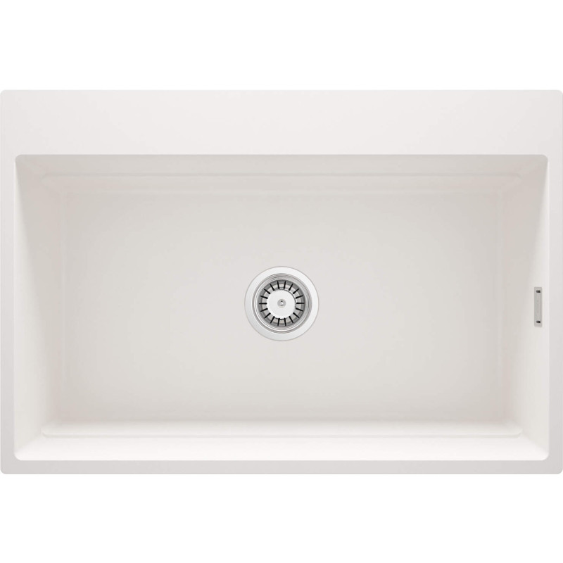 Granitowy Zlewozmywak Matowy Alabaster z Magnetycznym Wyposażeniem - Funkcjonalność i Styl!