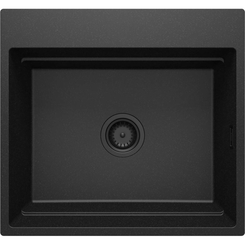 Elegancja i Funkcjonalność: Magnetyczny Granitowy Zlewozmywak 1-Komorowy, Grafit Metalik