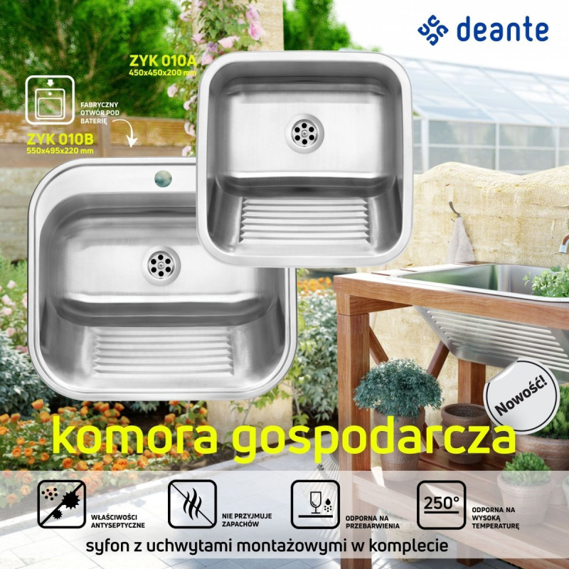 Deante ZYK_010B Komora Gospodarcza 50x49 - Funkcjonalność i Styl w Twojej Kuchni