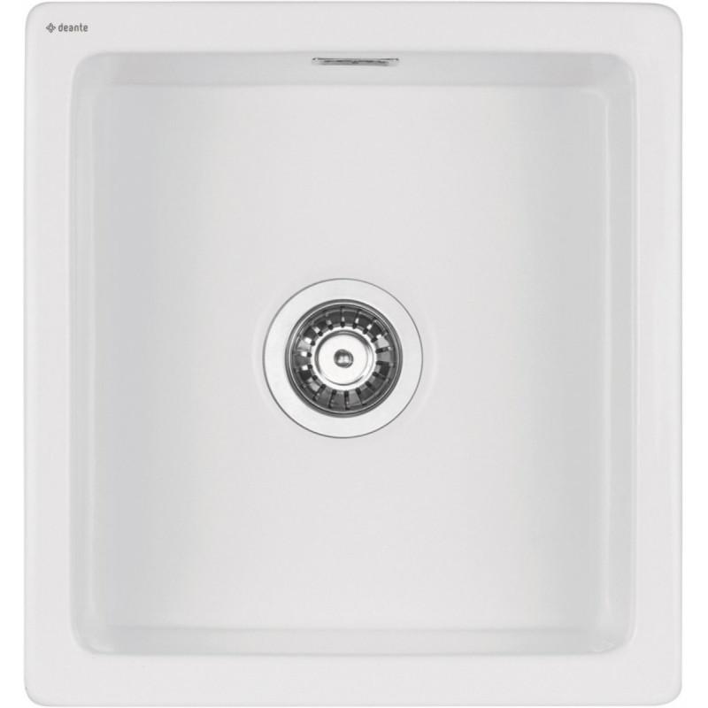 Elegancki Zlewozmywak Ceramiczny Sabor Bianco 48x45 cm - Styl i Funkcjonalność bez Kompromisów