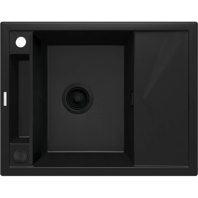 Deante Imperium - Magnetyczny Zlewozmywak Granitowy z Ociekaczem & Syfonem Space-Saver