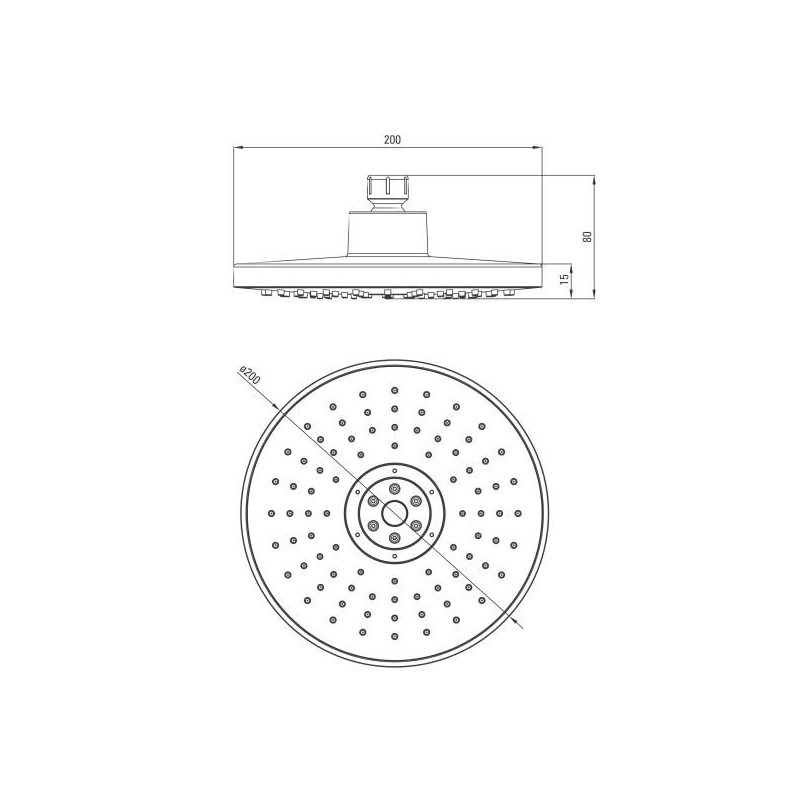 Stylowa Głowica Natryskowa Peonia - Nowoczesny Design i Komfort Codziennych Pryszniców!