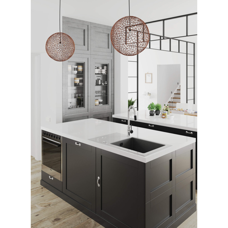 Elegancki Zlewozmywak Andante Glass - Styl i Funkcjonalność w Twojej Kuchni