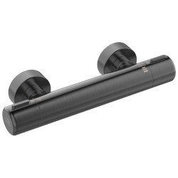 Laveo Pretto bateria natryskowa ścienna termostatyczna grafit