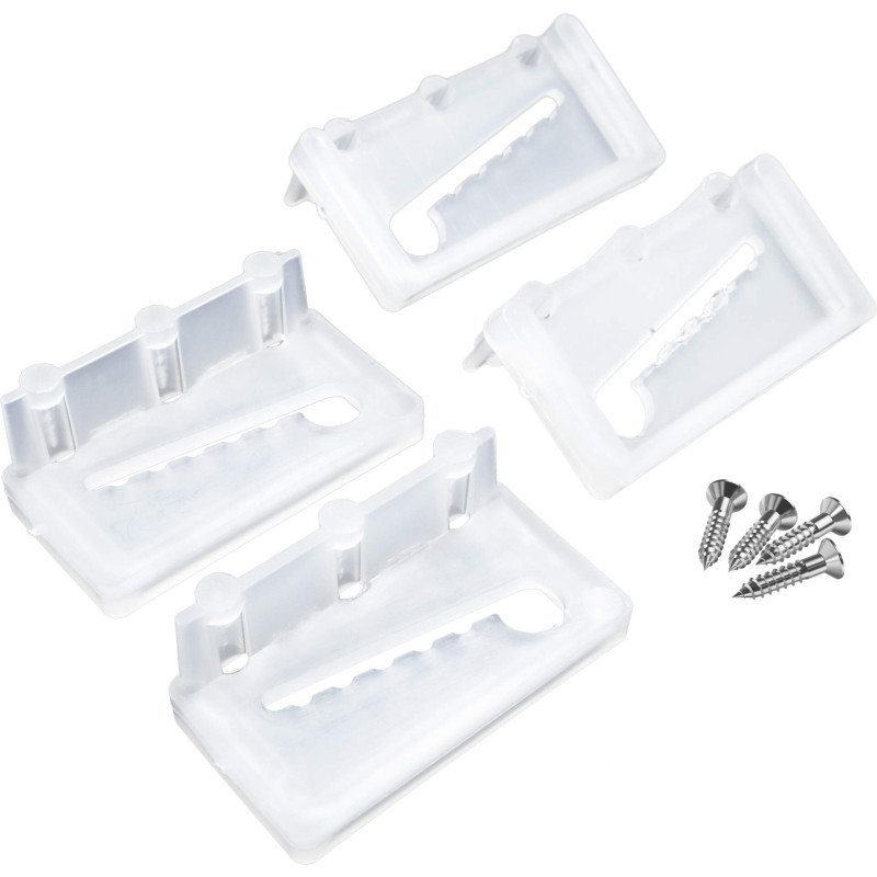 Klipsy Stabilizujące do Zlewozmywaków, 4szt. - Perfekcyjna Stabilność i Łatwy Montaż!