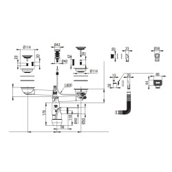 Złoty Syfon Space-Saver Deante do Zlewów Granitowych - Styl i Funkcjonalność w Jednym