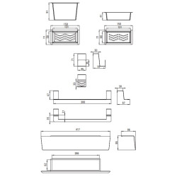 Magnetyczny Zestaw Akcesoriów Kuchennych do Zlewu - Stylowy Bianco Design