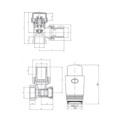 Nowoczesny Komplet Termostatyczny Kątowy Antracytowy – Styl i Funkcjonalność w Jednym!
