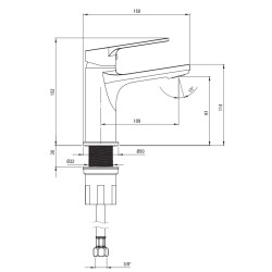 LOCO Ekologiczna Bateria Łazienkowa z Chromu - Elegancja i Ekologia od Deante