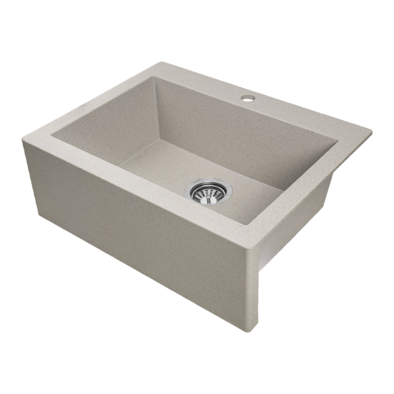 Zlewozmywak Granitowy KOMODO Beige: Funkcjonalność i Styl w Twojej Kuchni!