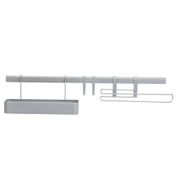 Kuchinox Zestaw zestaw na relingu kuchennym szare