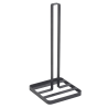 Elegancki Czarny Stojak na Ręczniki Papierowe ze Stali Malowanej - Wolnostojący Design 325 mm