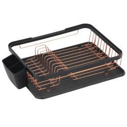 Elegancka Suszarka do Naczyń w Czarno-Złotym Stylu - Wyjątkowa Jakość, Nowoczesny Design