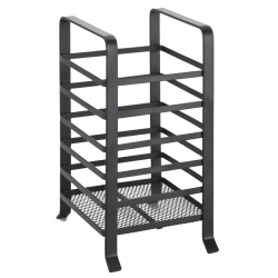 Stalowy pojemnik wolnostojący czarny 95x175 mm - elegancja w praktyce