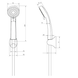 Nowoczesny Zestaw Prysznicowy Neo EASY 1-punktowy – Komfort i Styl w Twojej Łazience!
