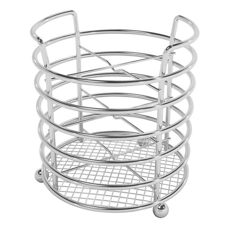 Uniwersalny Pojemnik Chromowany 114mm - Elegancka Przechowywalnia Wolnostojąca