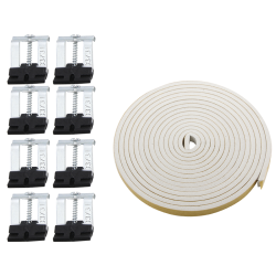 Chromowany Komplet Montażowy do Zlewów Stalowych - Wytrzymałość na Lata!