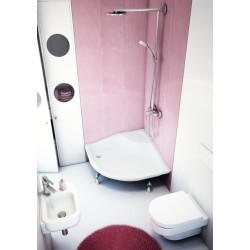 Wysoki Brodzik Bona 90x90 cm - Idealne Dopasowanie do Twojej Łazienki!