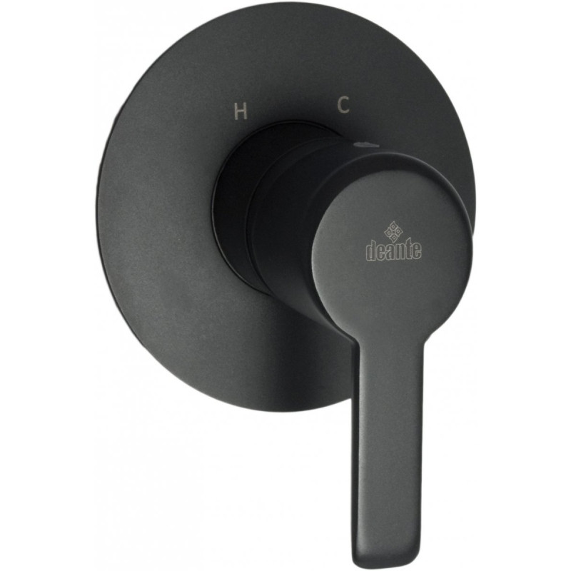 Nowoczesna czarna bateria podtynkowa Arnika BQA_N44L - elegancja w Twojej łazience